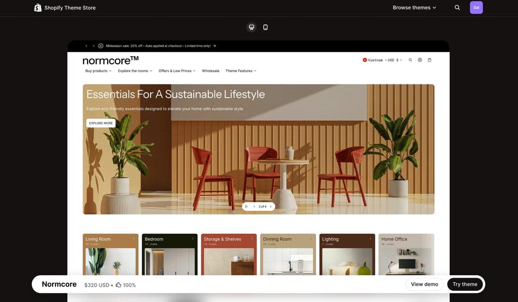 normcore theme
