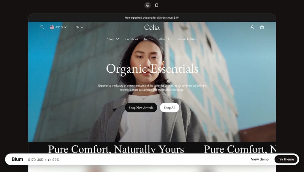 blum fashion theme