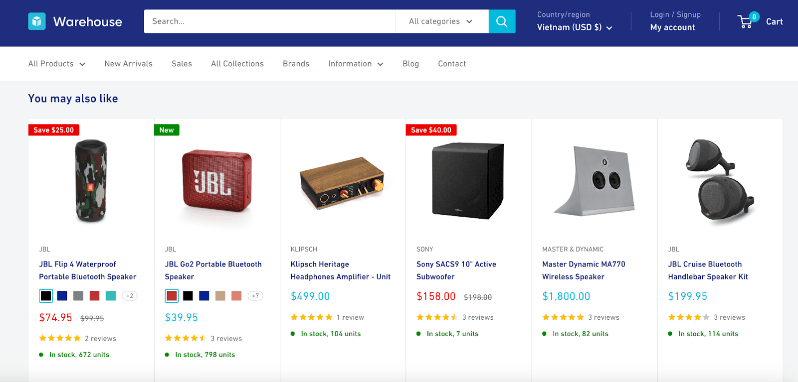 Cross-selling features