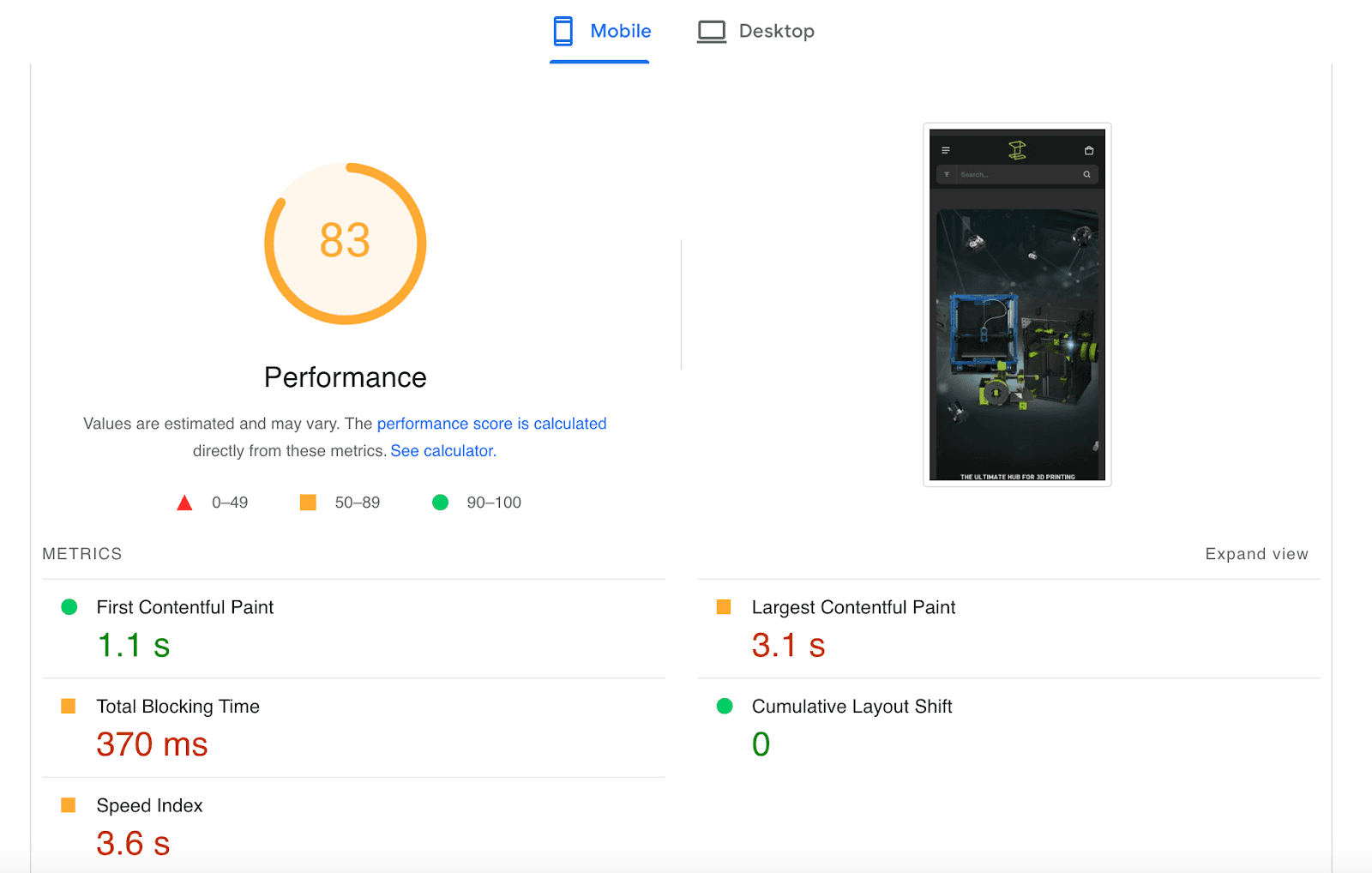 Electro theme pagespeed