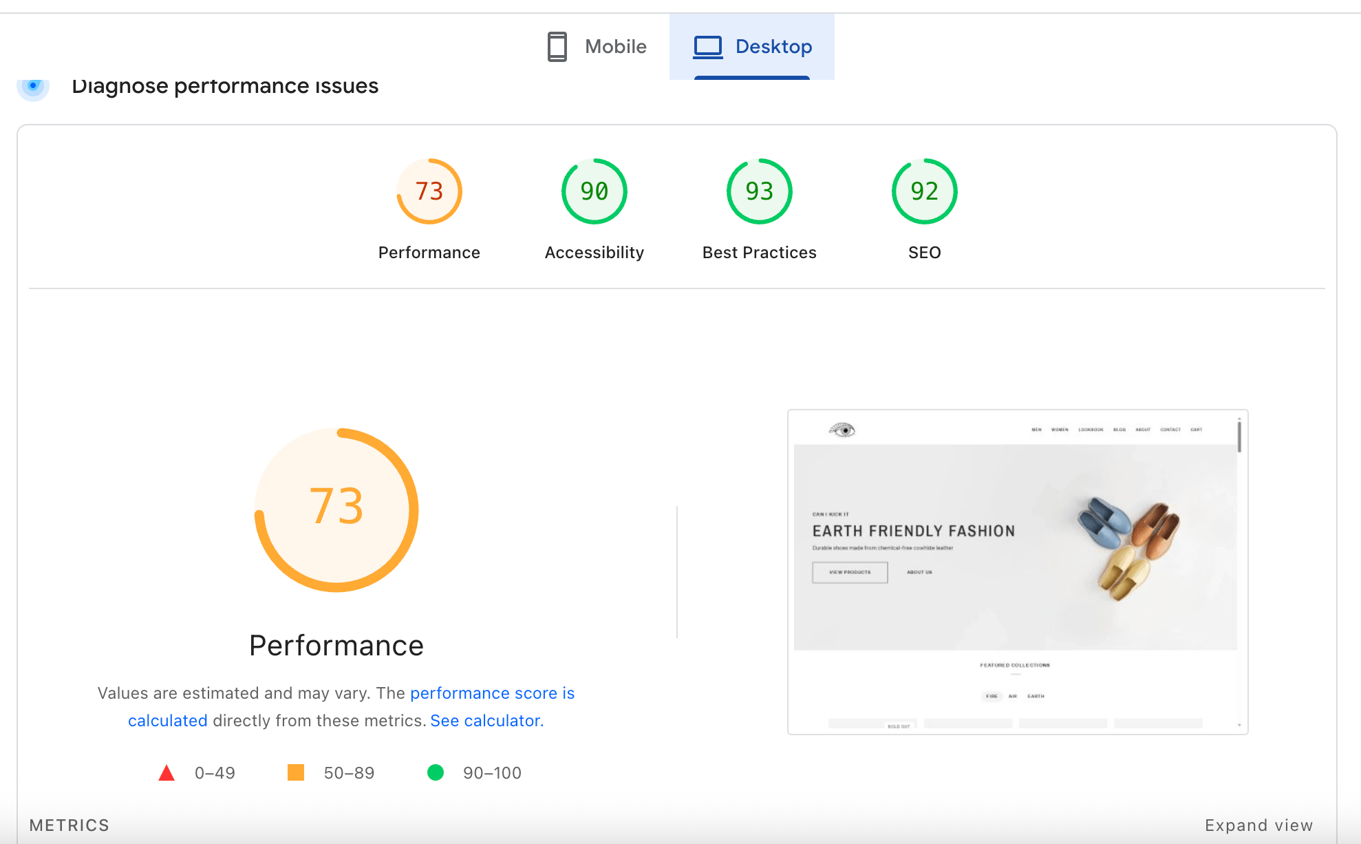 Shopify Pipeline theme is good for SEO