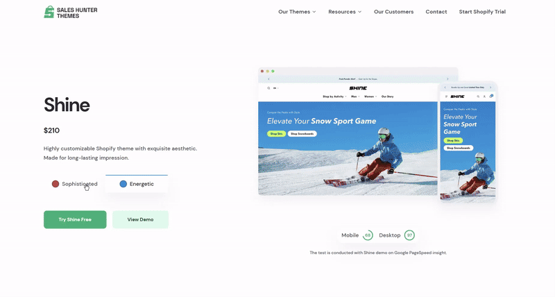 eComX Product Pages