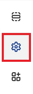 Theme Settings Button Shopify