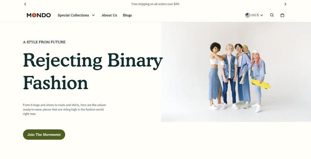 Blum Shopify Theme Demo Store First Fold