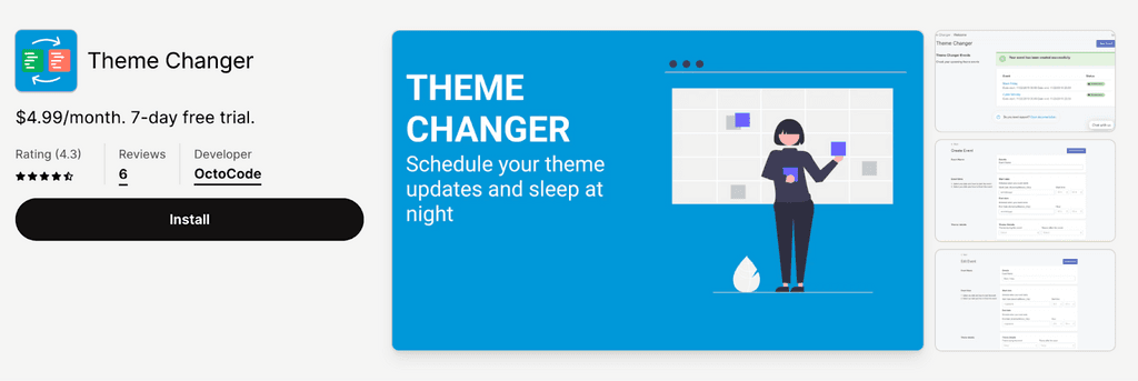 Theme Changer app