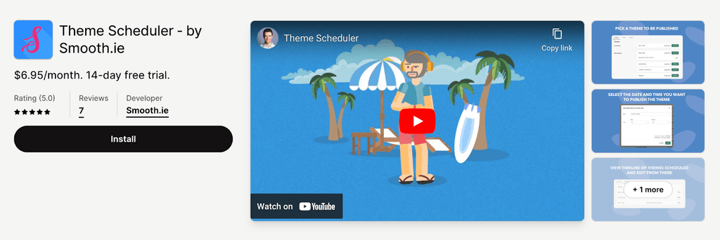 theme scheduler app