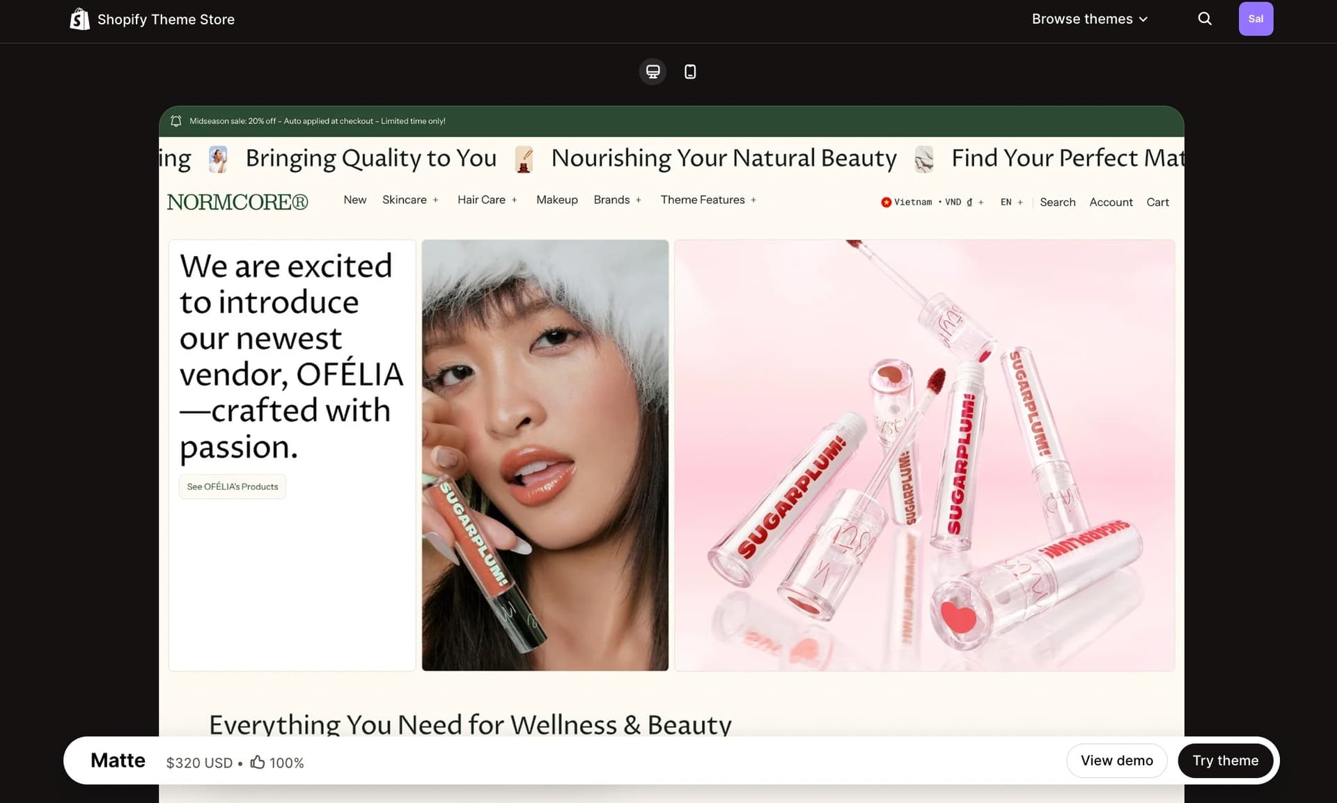 matte for health and beauty