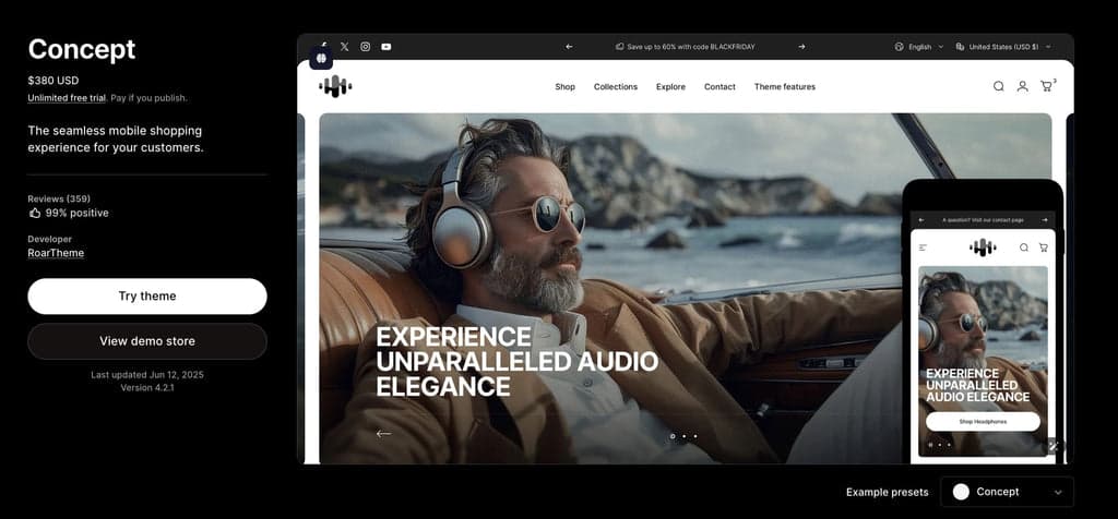 shopify concept theme