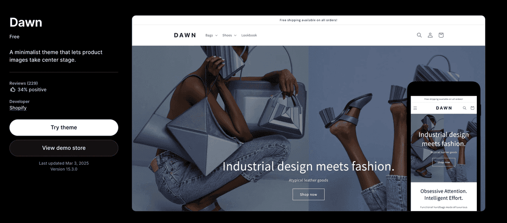 dawn theme