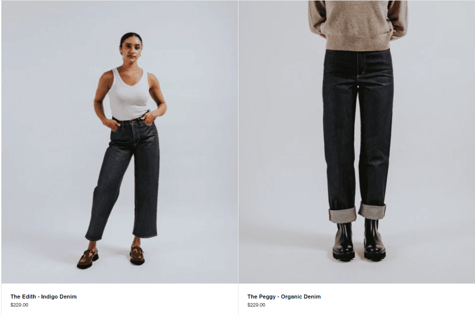 Hiut Denim & Co products