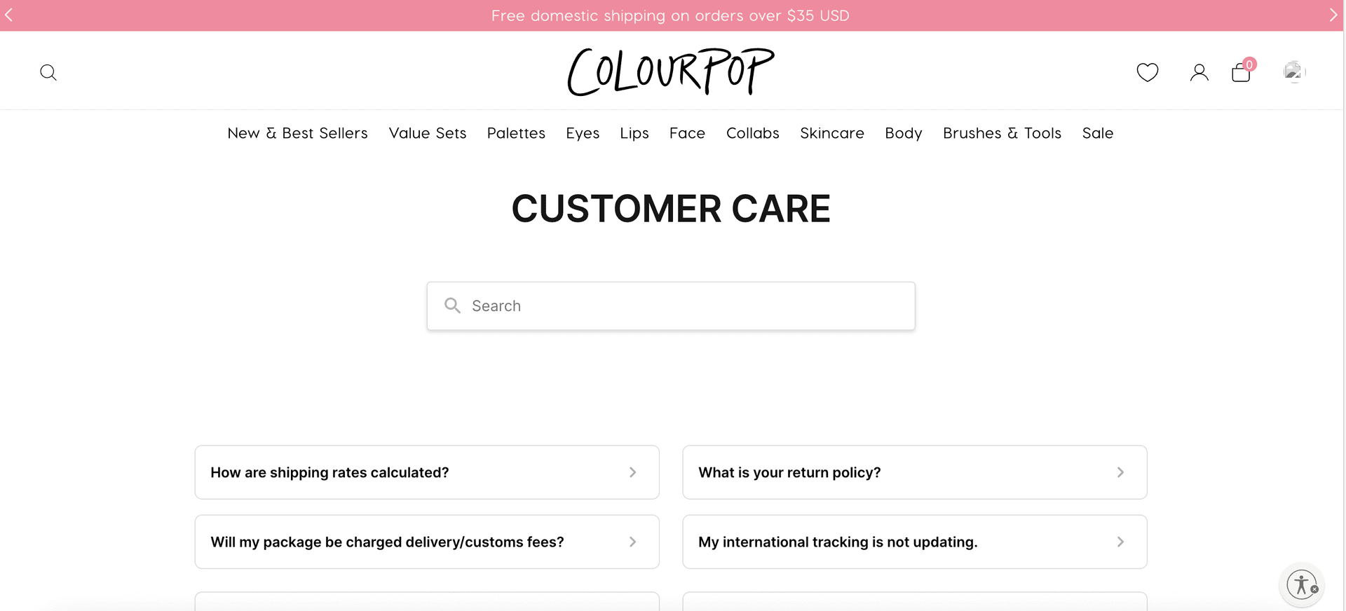 colour pop faq page