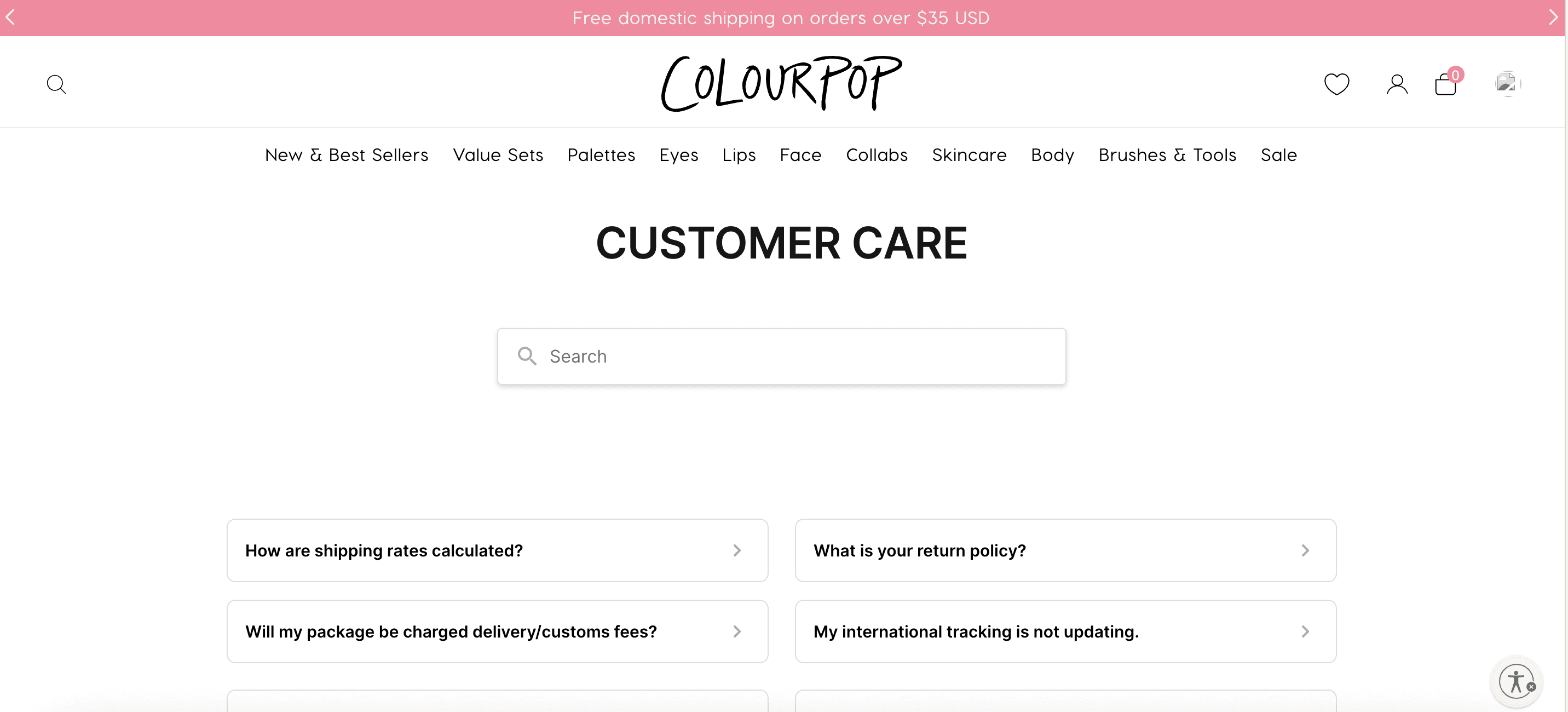 colour pop faq page