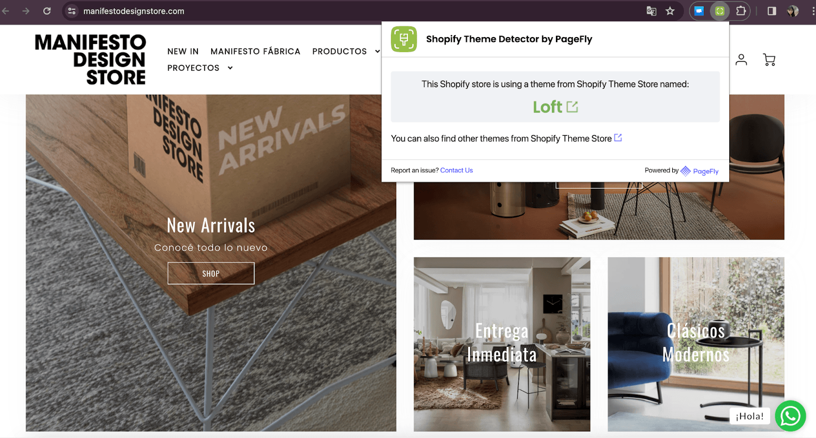 Shopify theme detector by PageFly