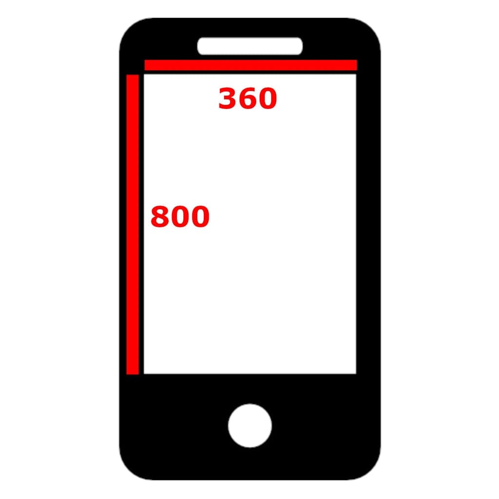 360 x 800 mobile phone resolution