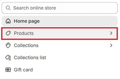 Products Selection Shopify Theme Editor