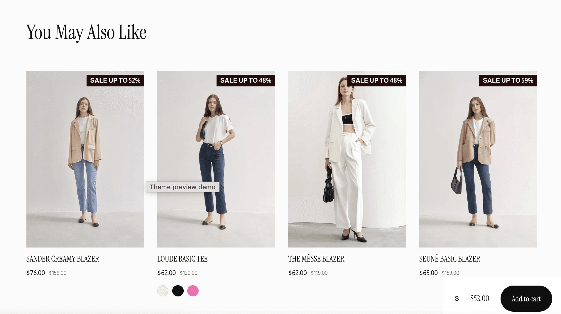 product recommendation example