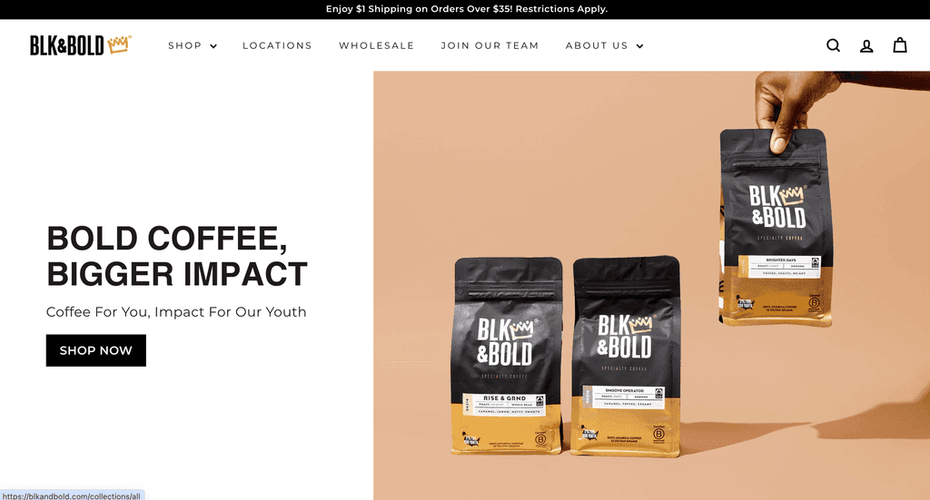 Coffee shopify brands