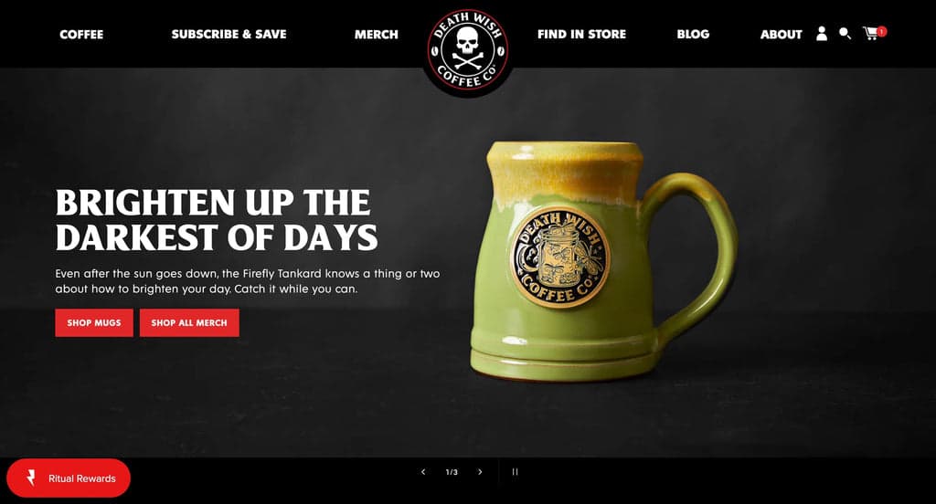 coffee shopify stores