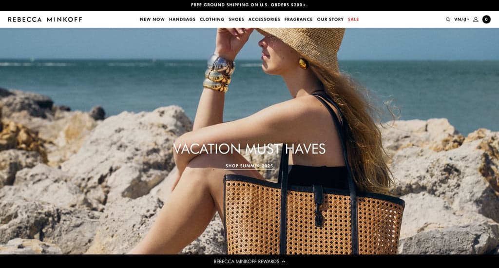 luxury shopify store example - Fashion