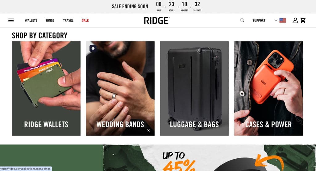 accessory shopify stores - wallet