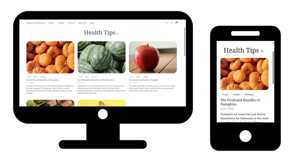 Blog Responsive Design