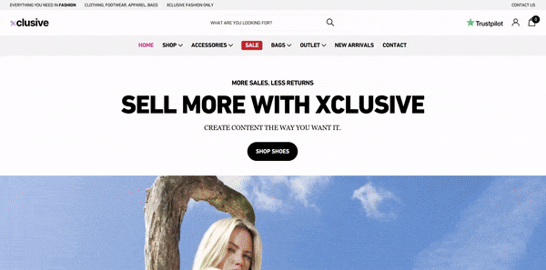 Xclusive scroll through