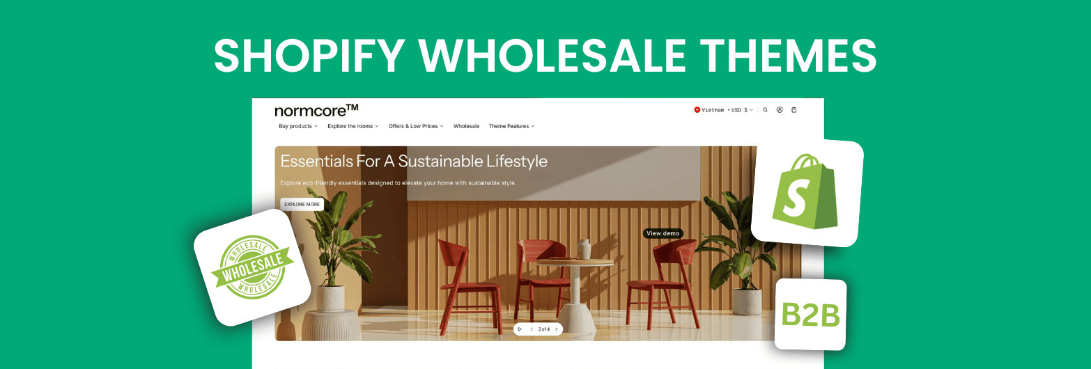 The 10 Best Shopify Themes for Wholesale & B2B: Large Catalog Features