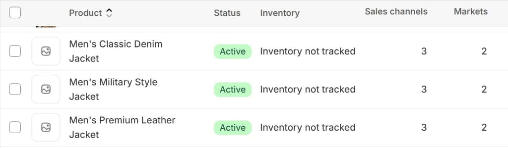 Imported Products from Squarespace to Shopify