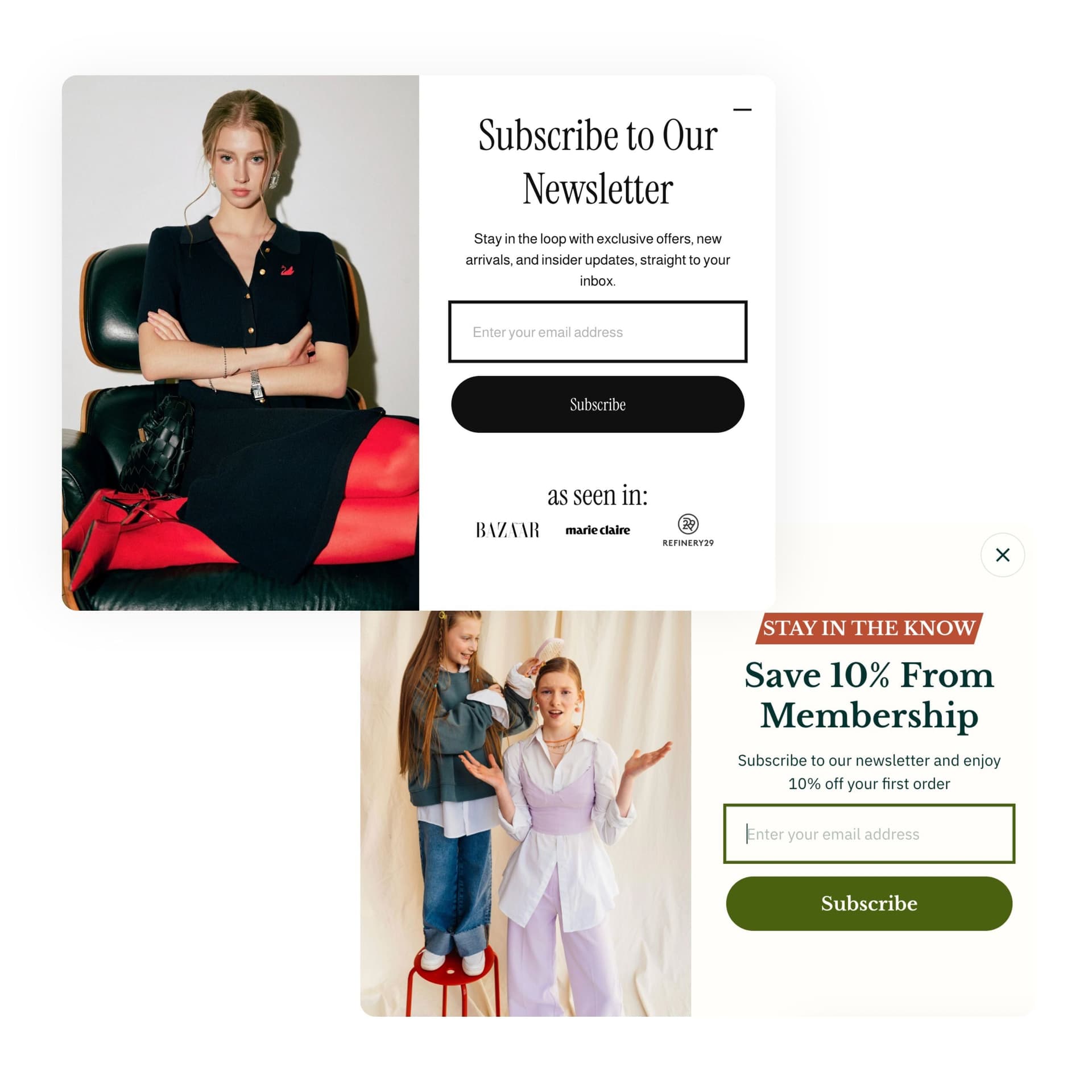 Sticky Popup Section