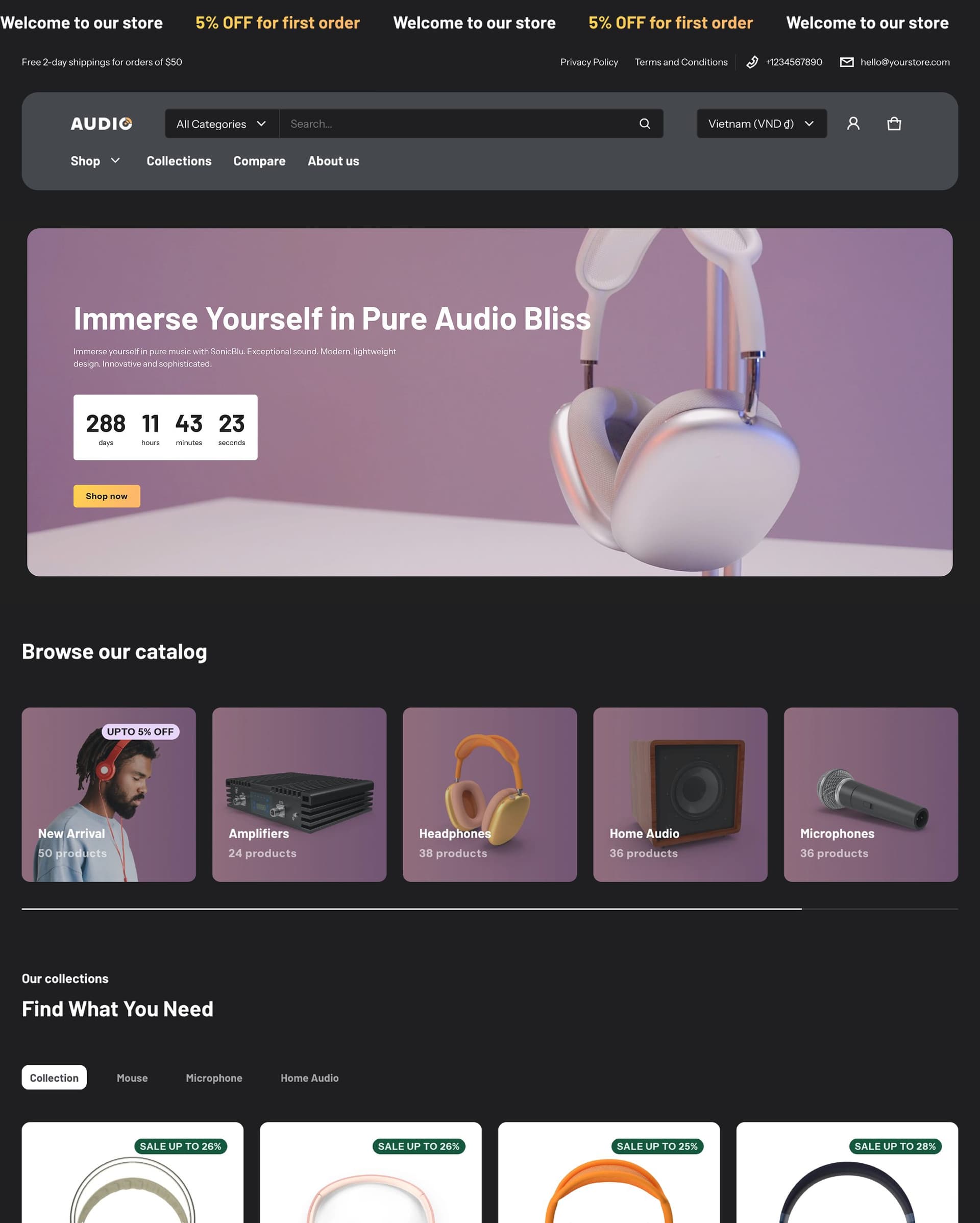 Electro Shopify theme