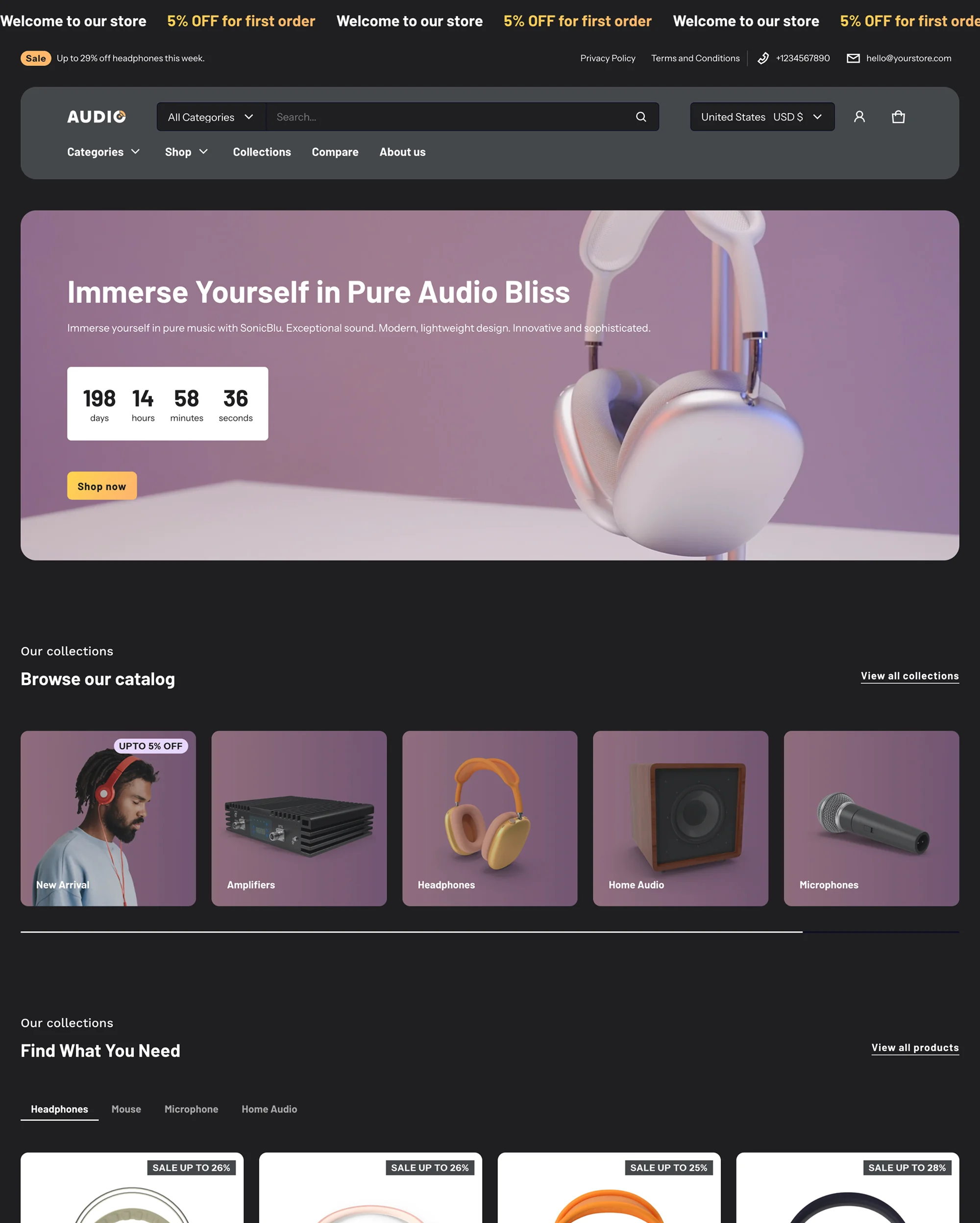 Electro Shopify theme