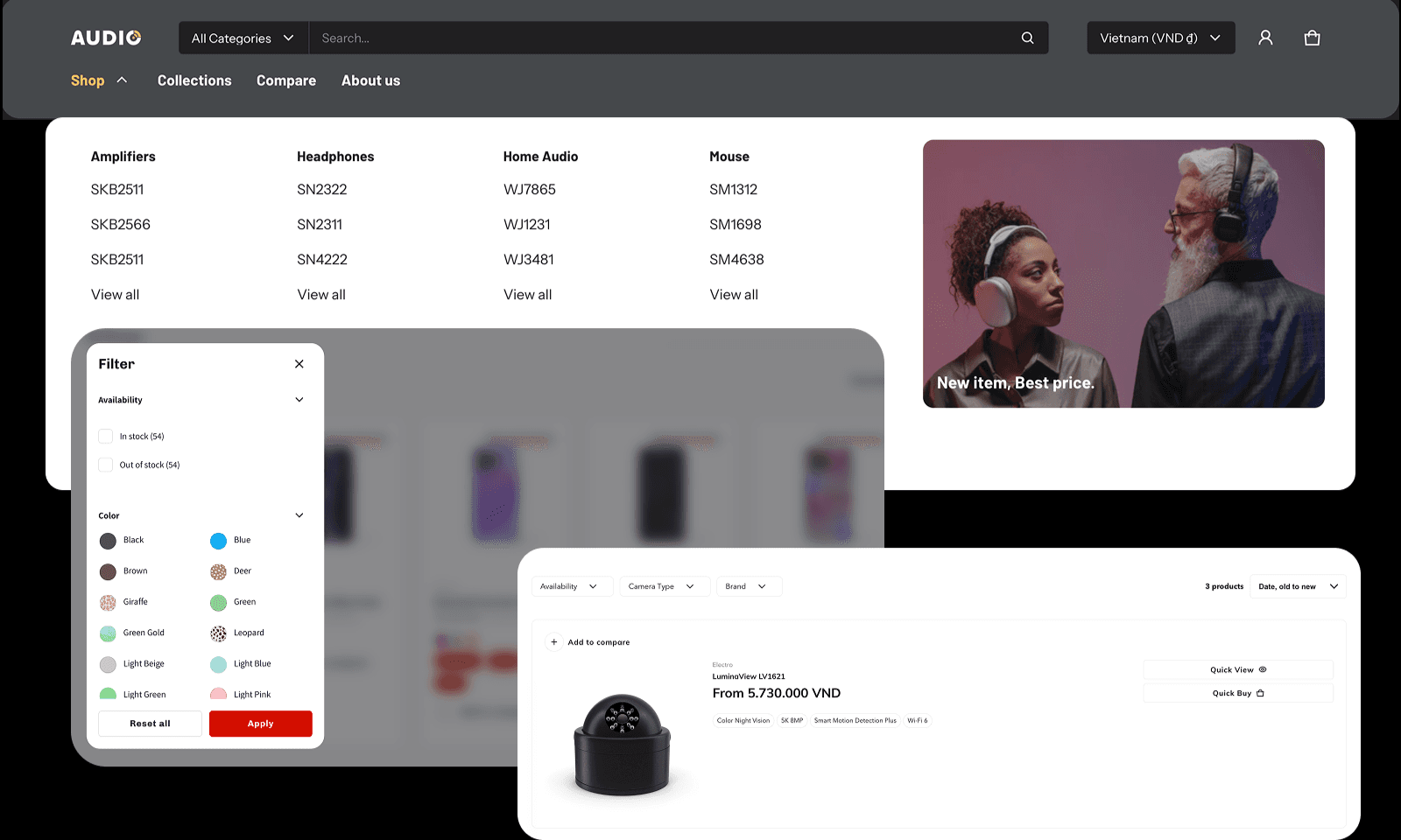 Navigate large catalogs with ease