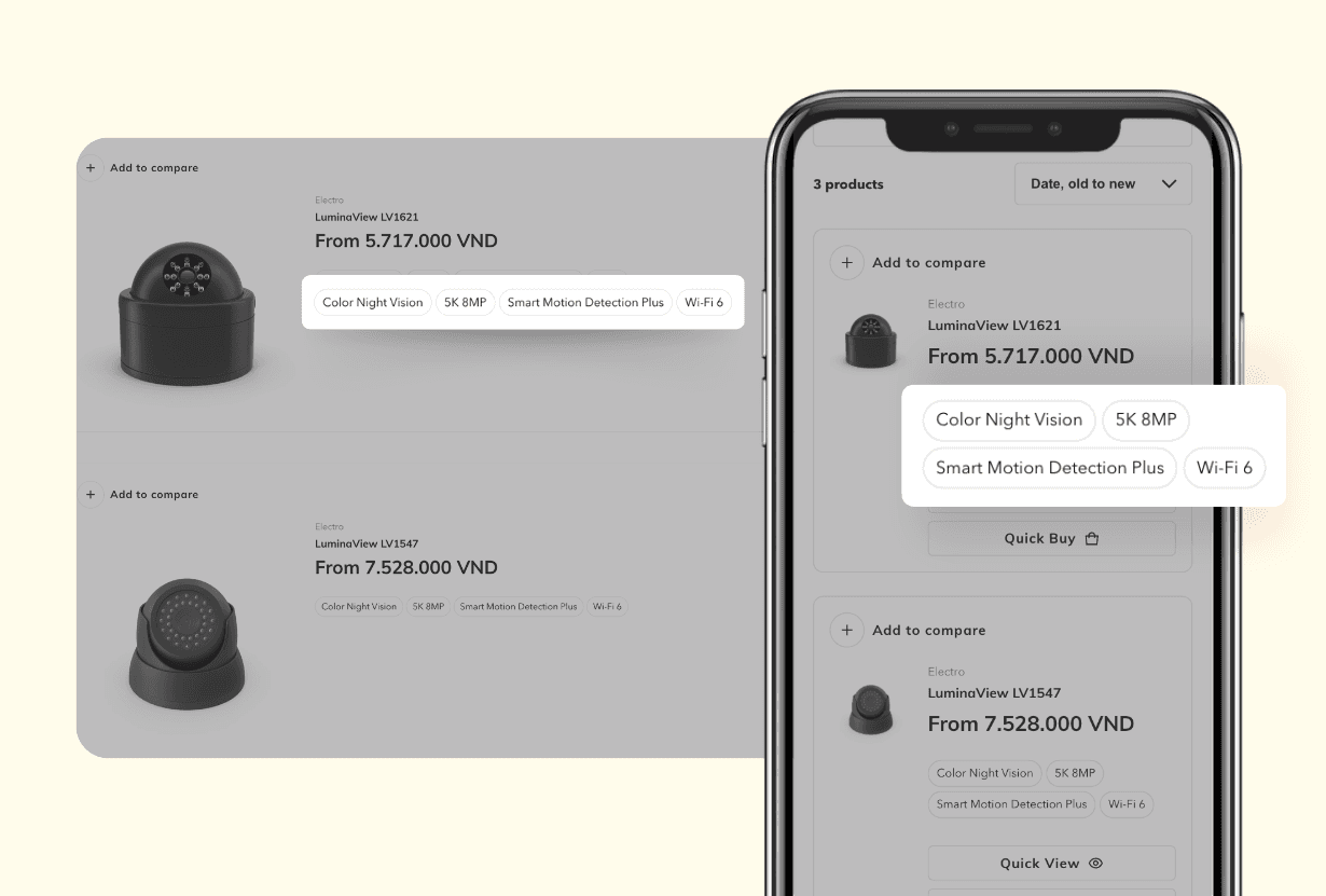 Product attributes