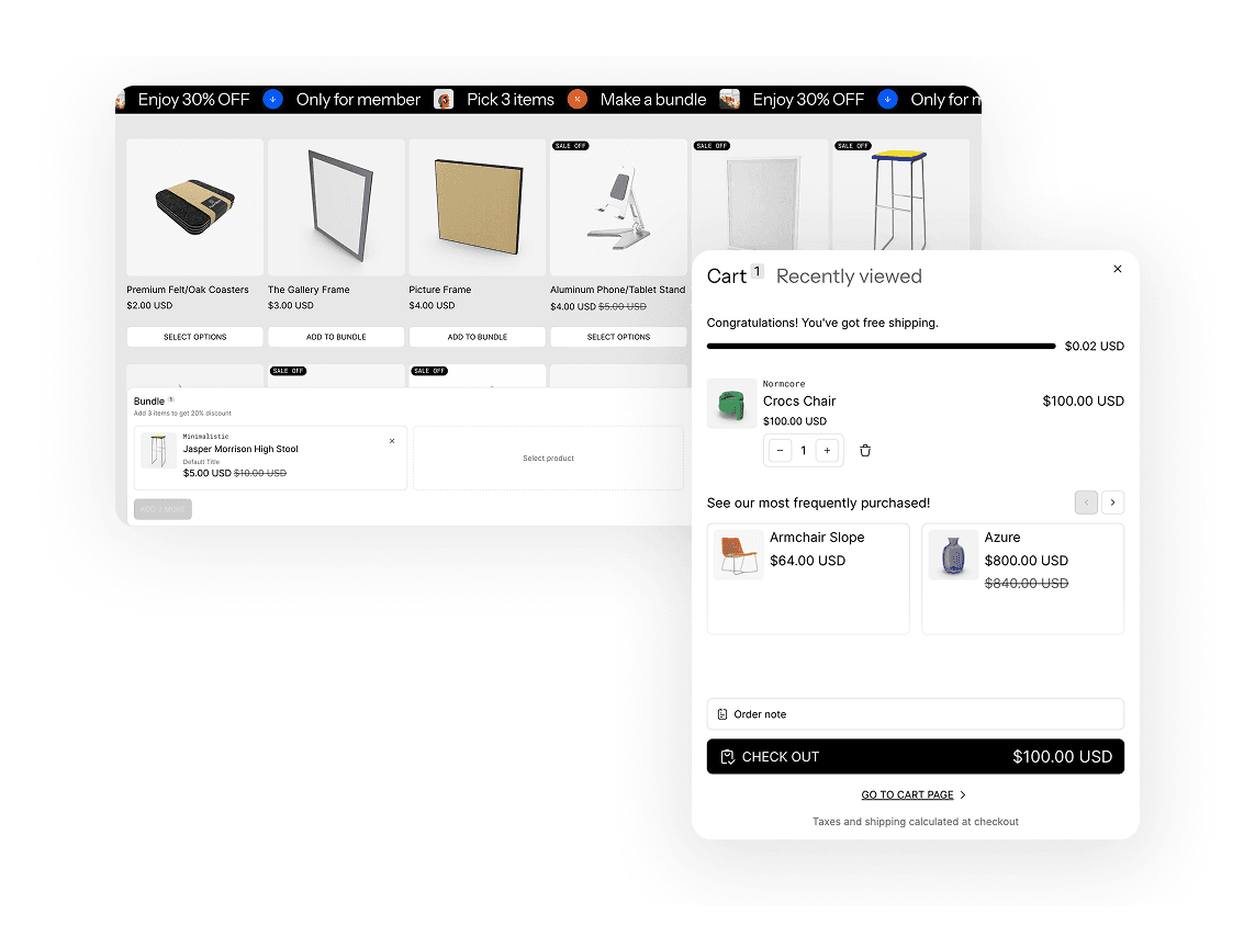 Product upsells