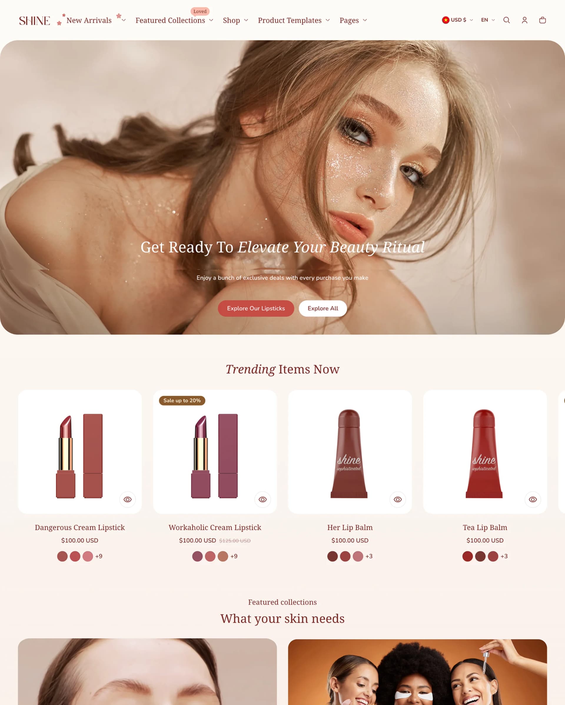Serene Shopify theme